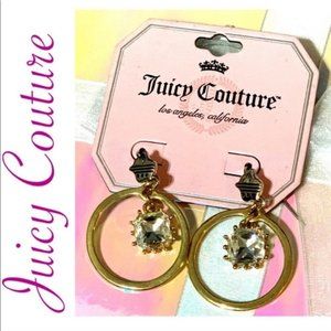 Juicy Couture Gold Hoop Earrings